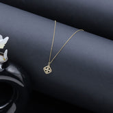 Gold Plated White Pearl Pendant Chain for Women & Girls